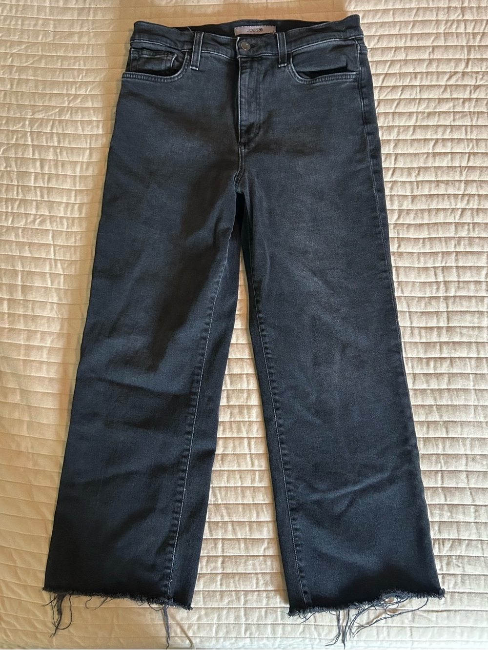 Joe’s High Waist Black Straight-Leg Jeans